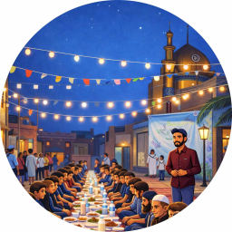 سفره اطعام امام حسن(ع)